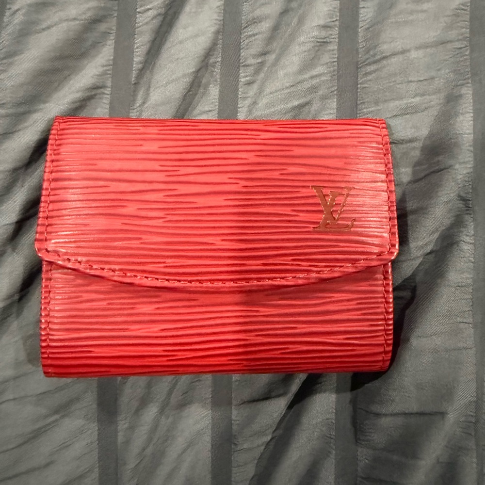 Louis Vuitton Vibrant Red Epi Leather Wallet